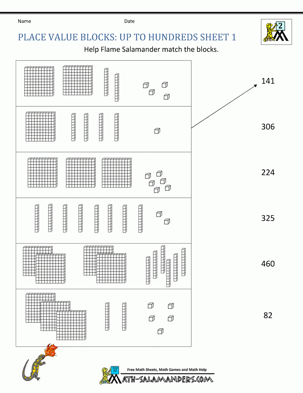2Nd Grade Printable Place Value Worksheets