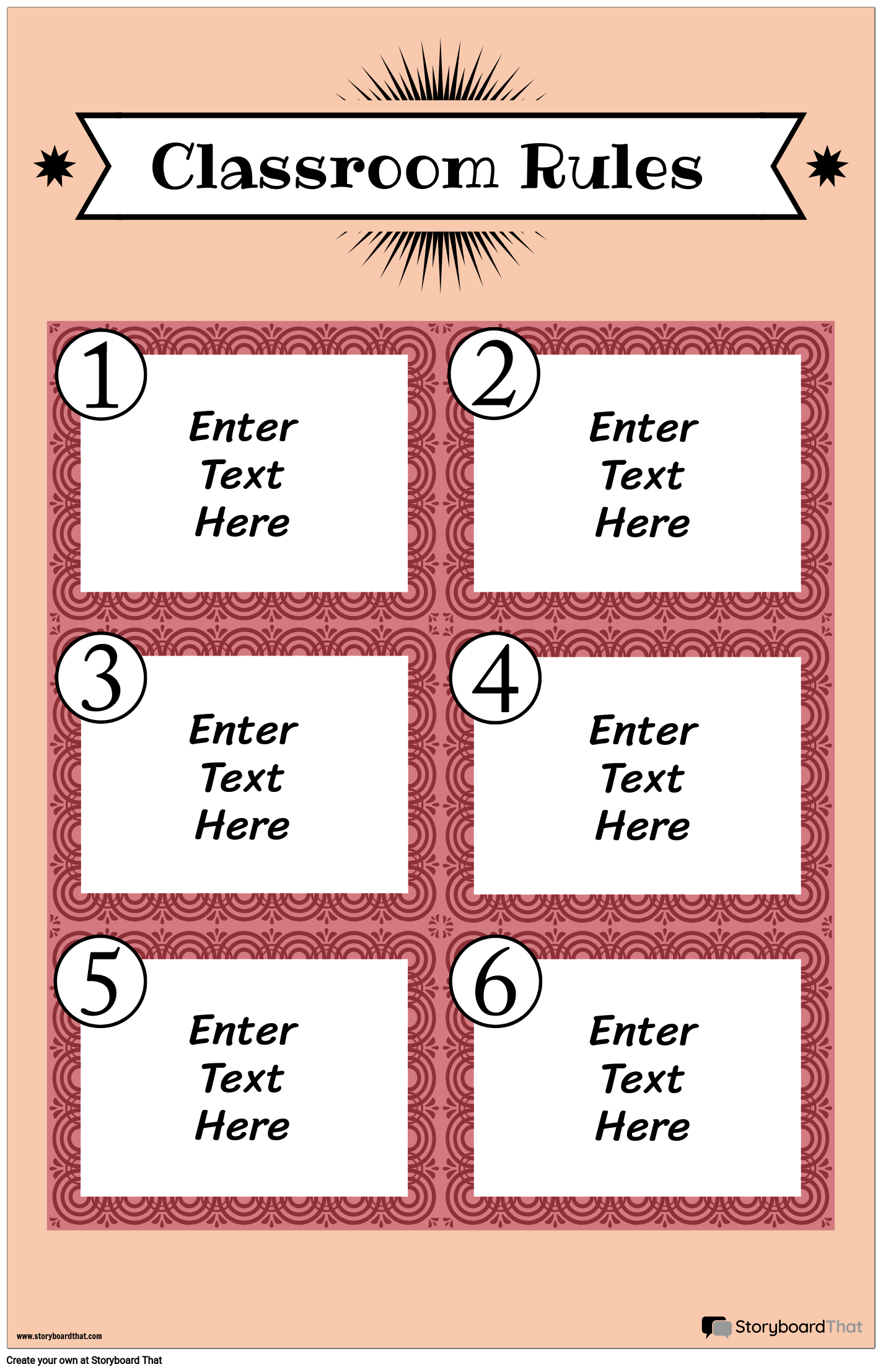 Classroom Rules Free Printable Worksheets