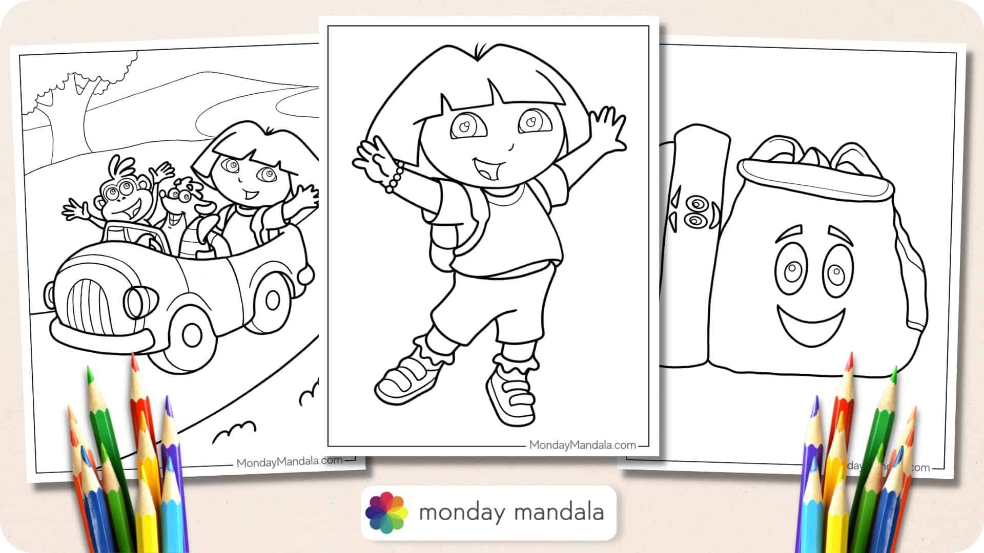 Dora The Explorer Printable Worksheets