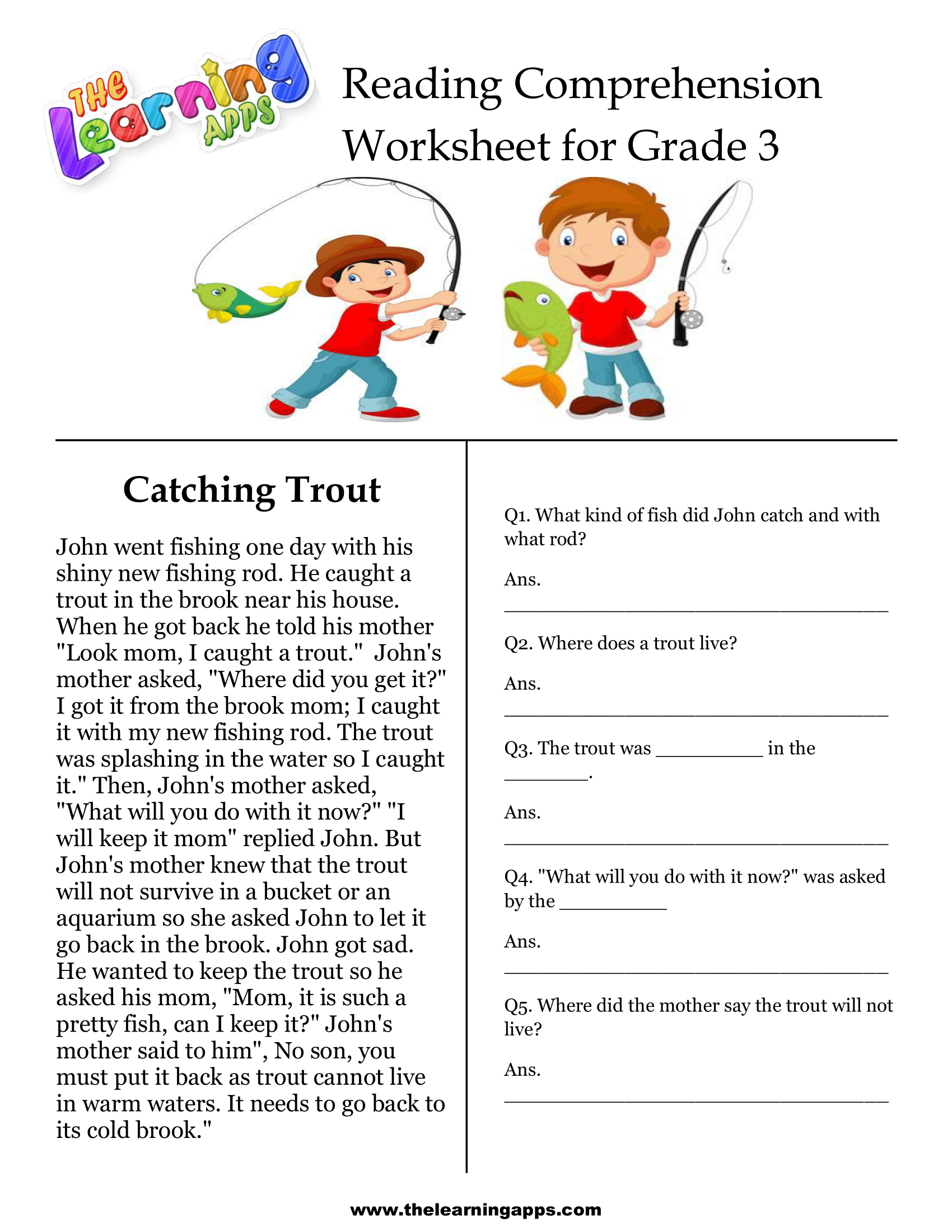 Engage Ny Ela Grade 3 Printable Worksheets