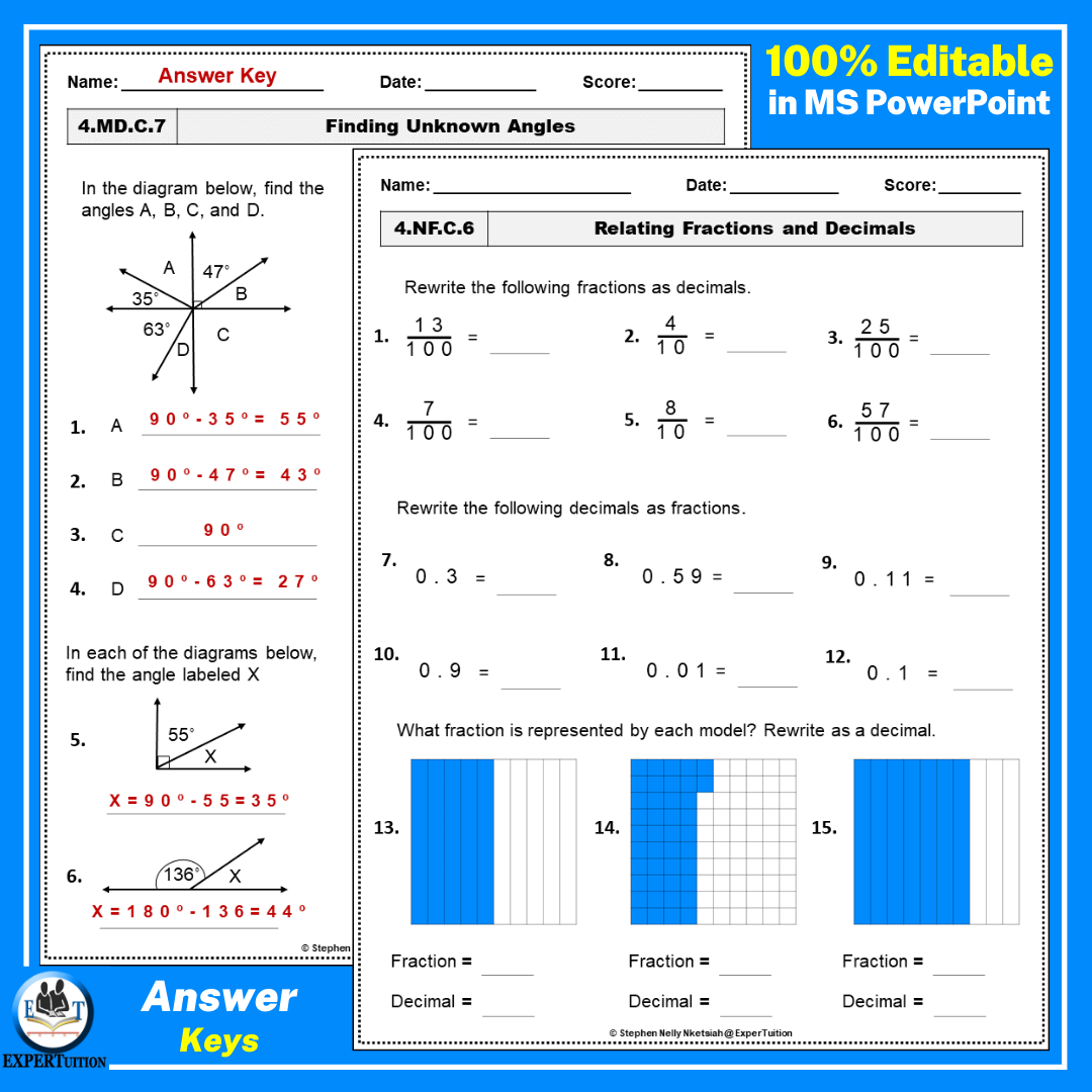 Common Core Practice Worksheets Printable