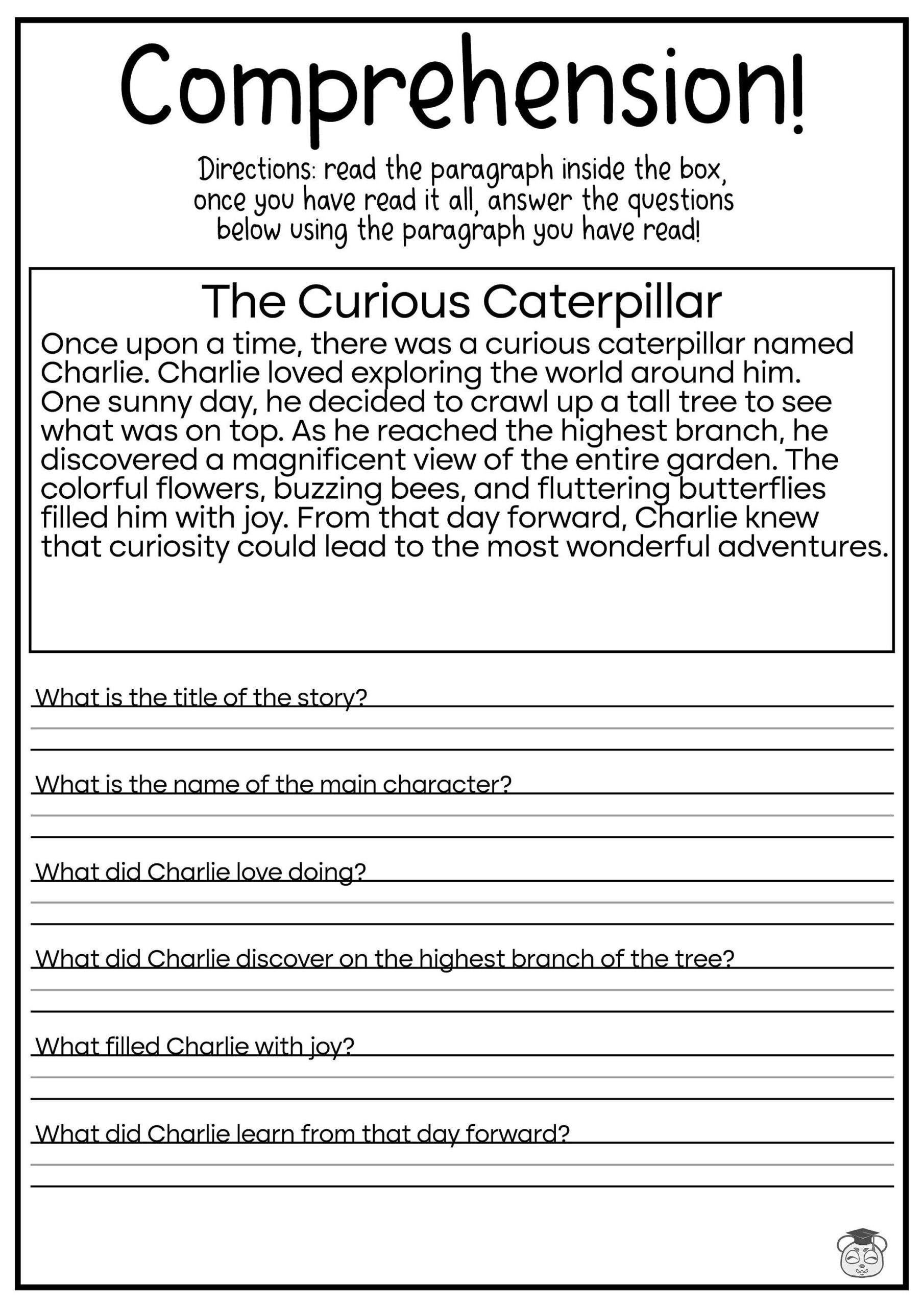 English Worksheets For Grade 5 Printable