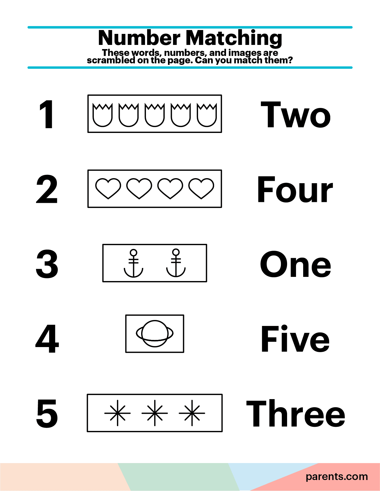 7 Kindergarten Math Worksheets To Print At Home
