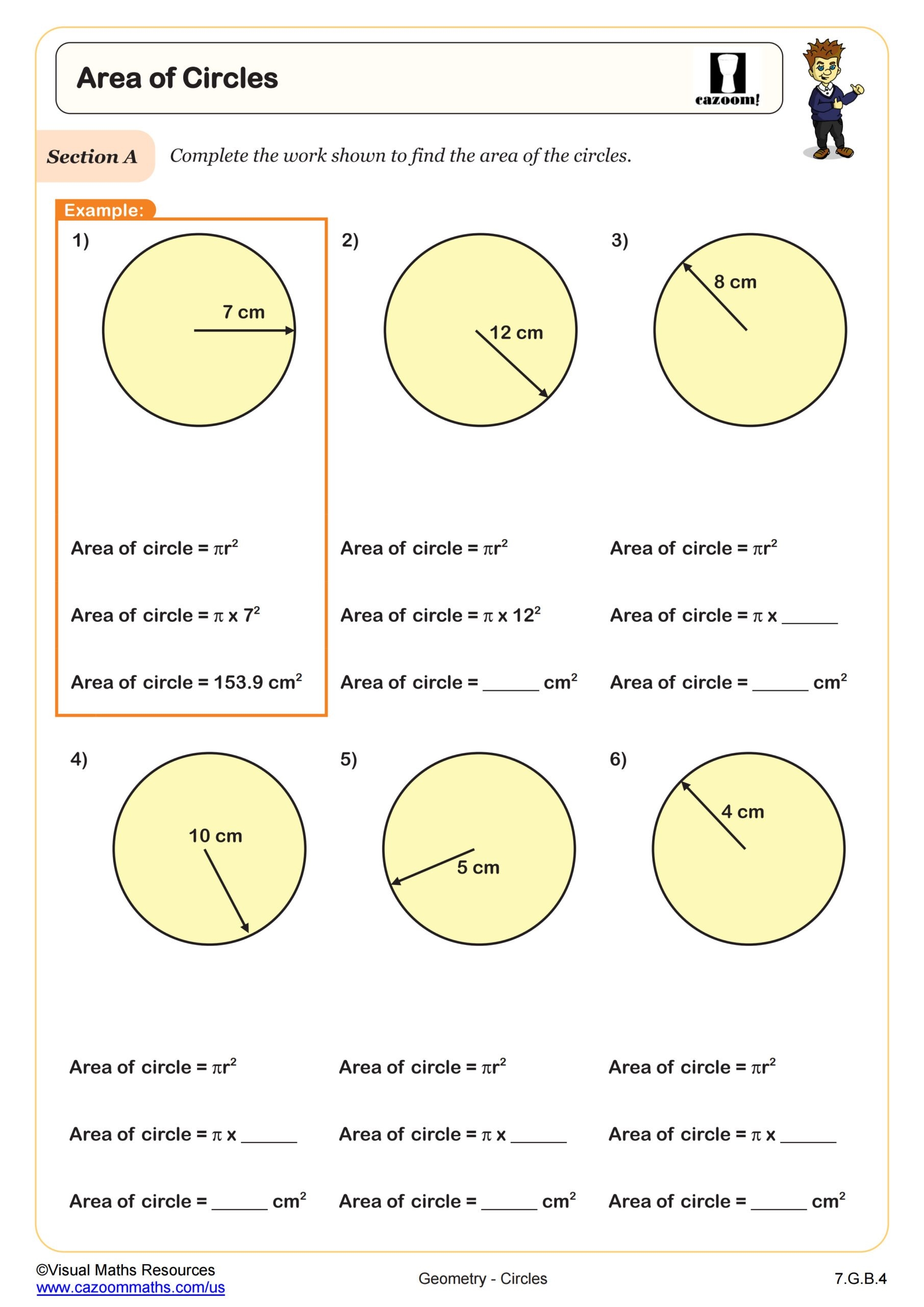 7Th Grade Printable Math Problems Worksheets