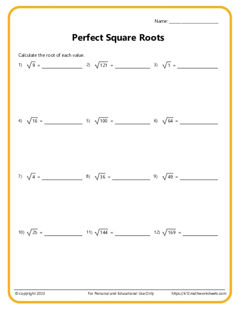 7Th Grade Math Worksheets Printable