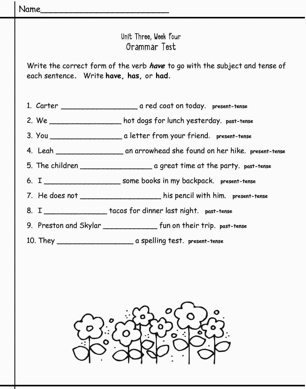 Cocat-7 Test Prep Printable Worksheets
