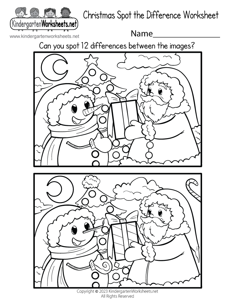 Christmas Activity Worksheets Printable Free