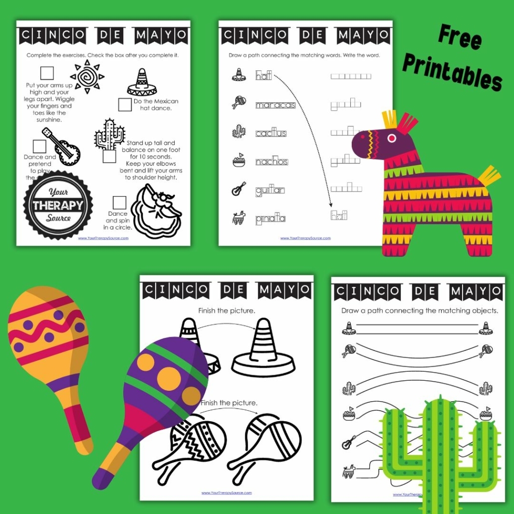 Cinco De Mayo Worksheets Printable