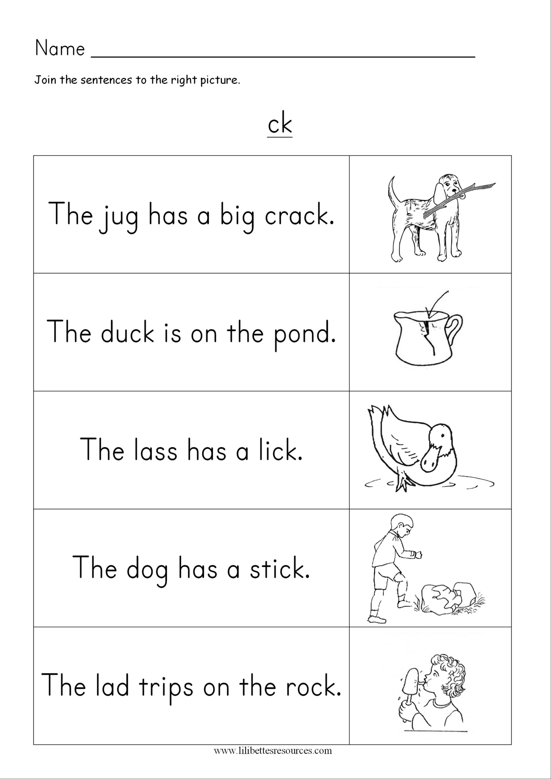 Ck K Worksheets Printable Free