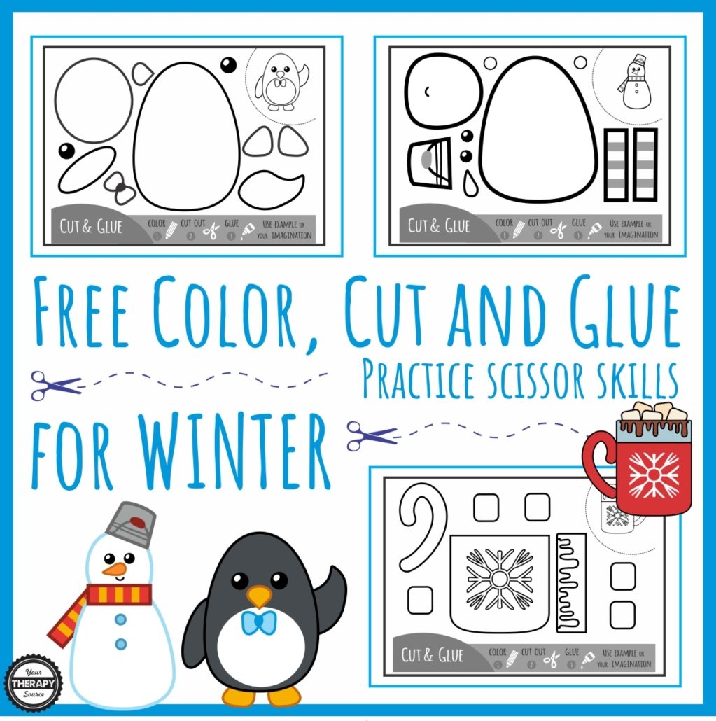Color Glue Project Worksheets Printable
