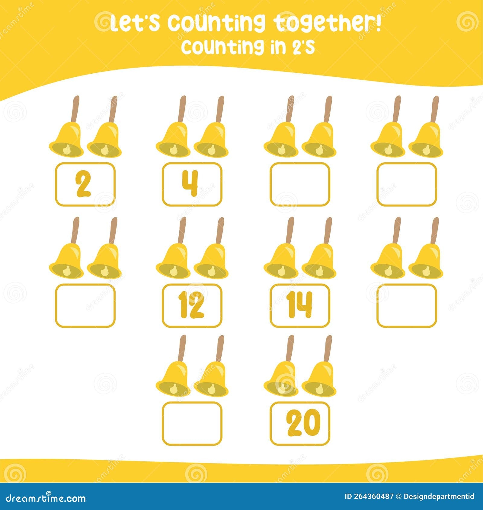 Counting By 2'S Printable Worksheets