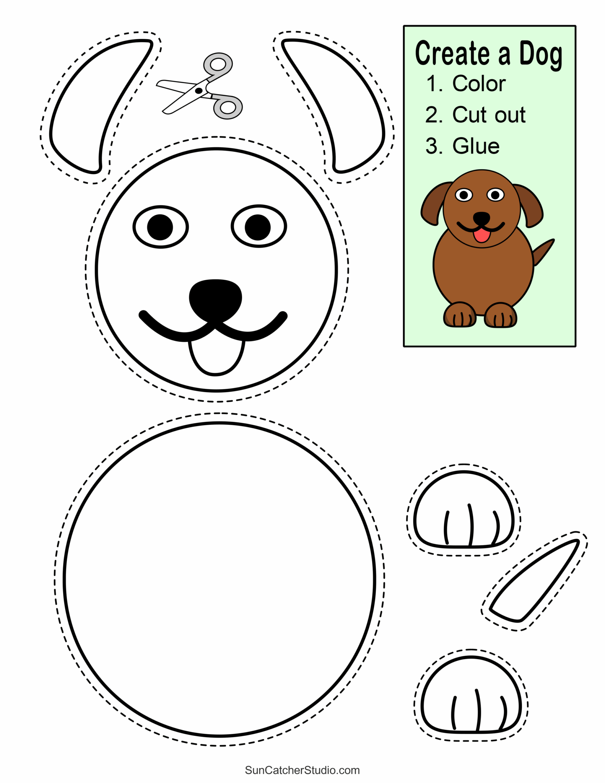 Cut And Paste Worksheets Free, Printable