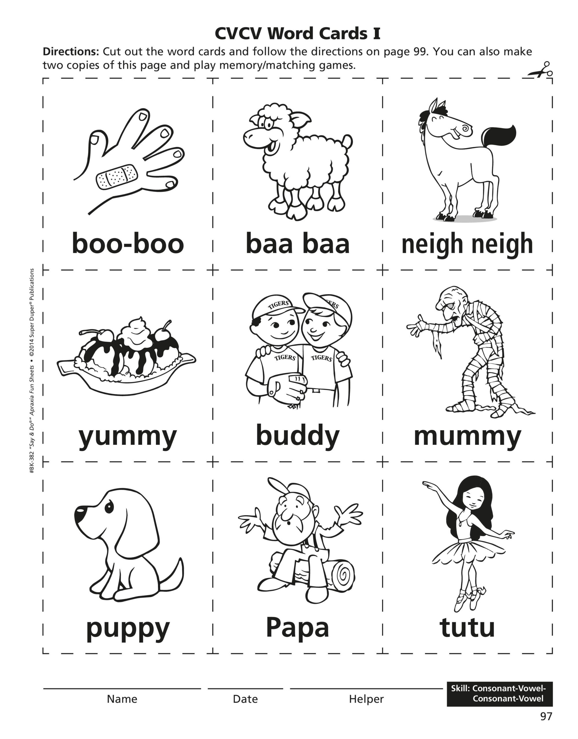Cvc To Cvcv Printable Worksheets