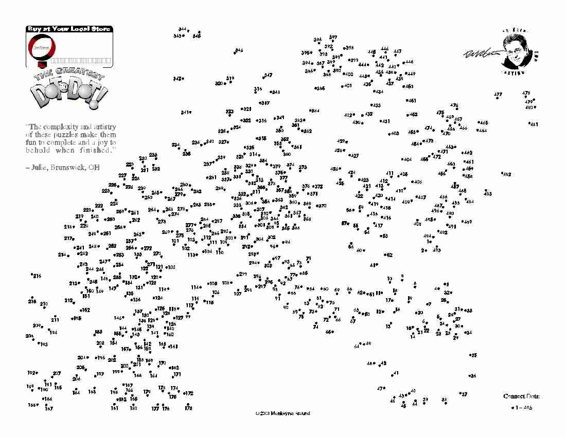Difficult Connect The Dots Printable Worksheets