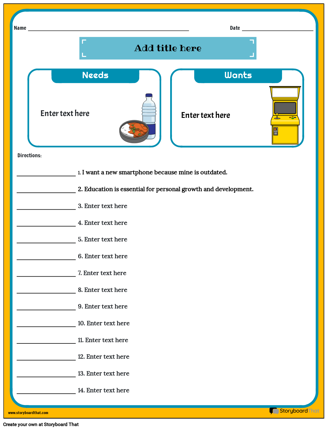 Economics Worksheets For Middle School Printable