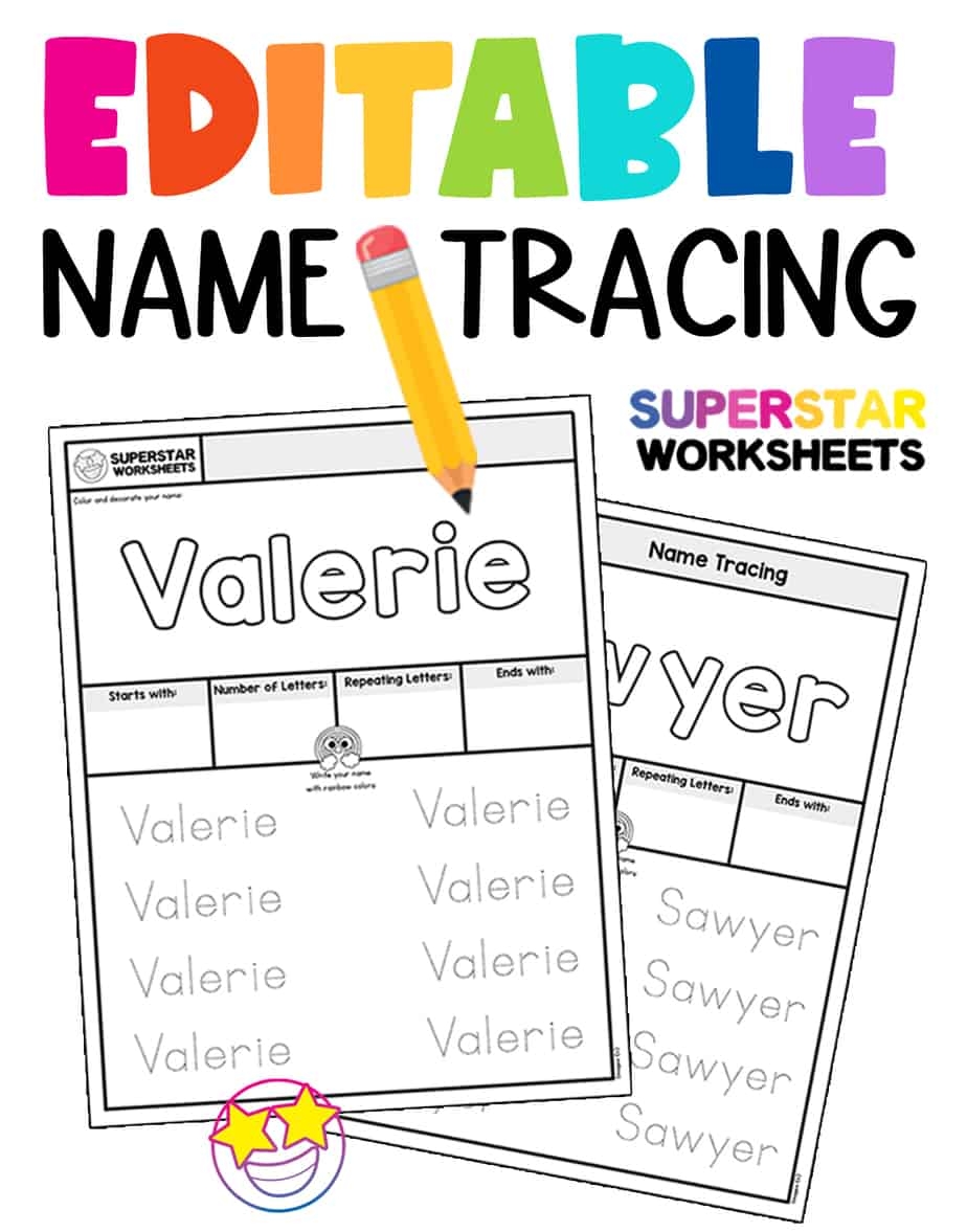 Editable Printable Worksheets For Kids
