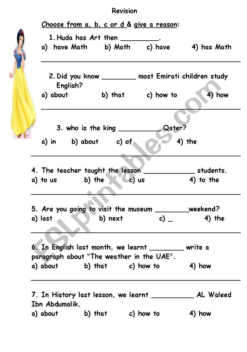 English Worksheets Revision Grammar Grade 8 Worksheets Library