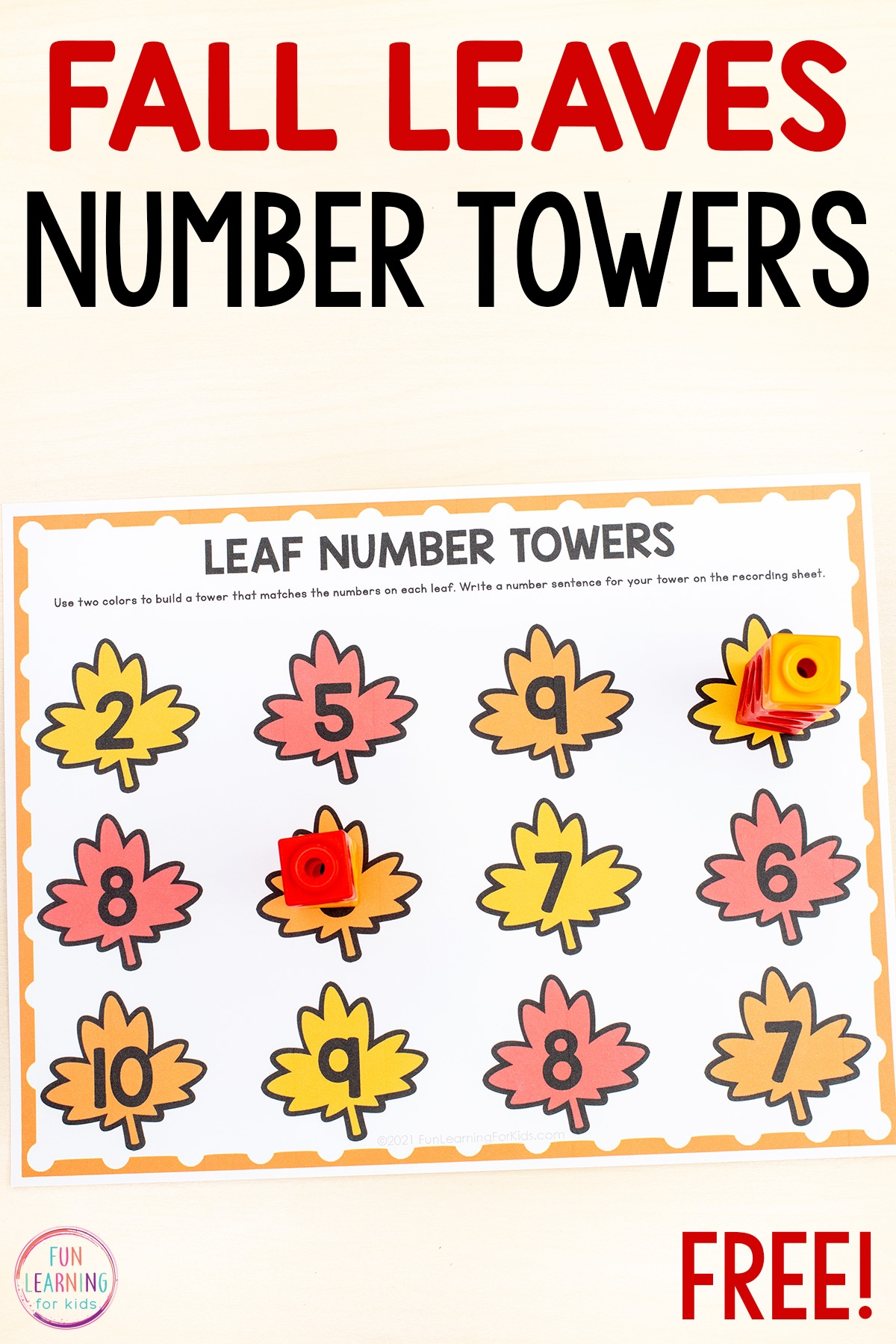 Activities With Fall Leaves Worksheets Printable