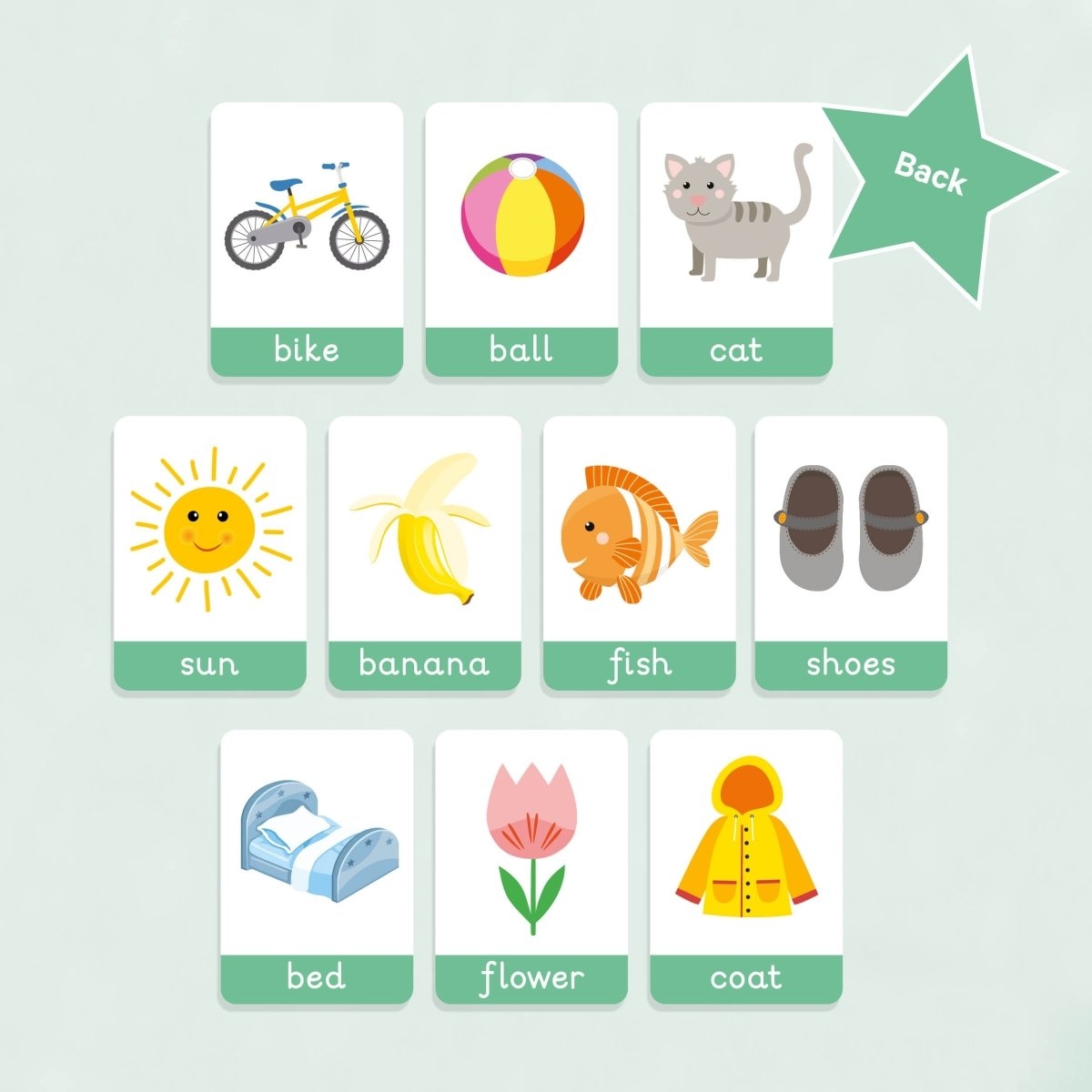 First Words Toddler Printable Worksheets