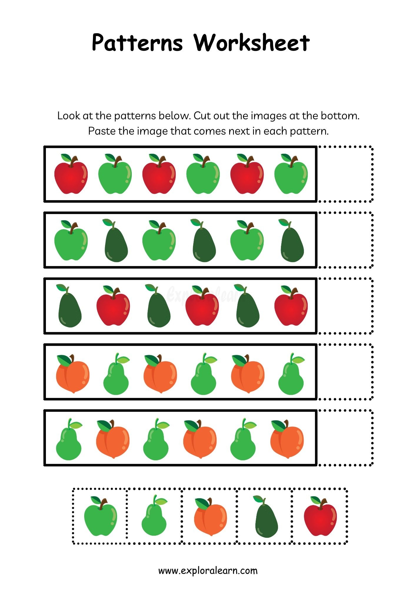 Adhd Printable Worksheets For Kindergarten
