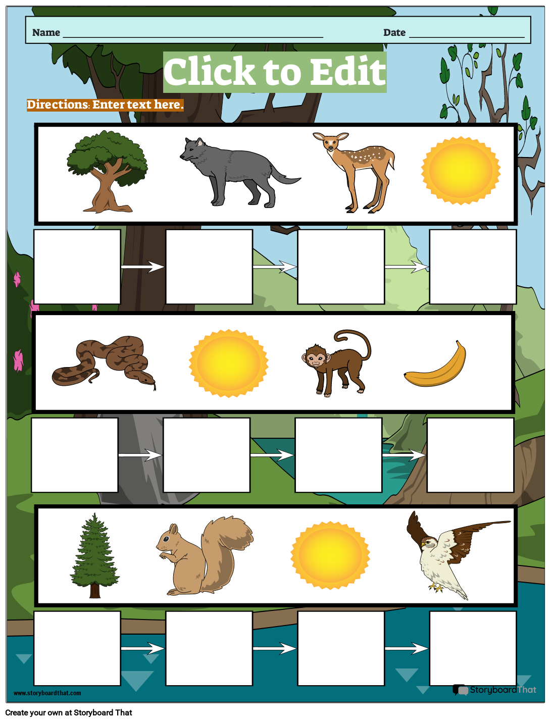 Food Webs Worksheets Free Printable