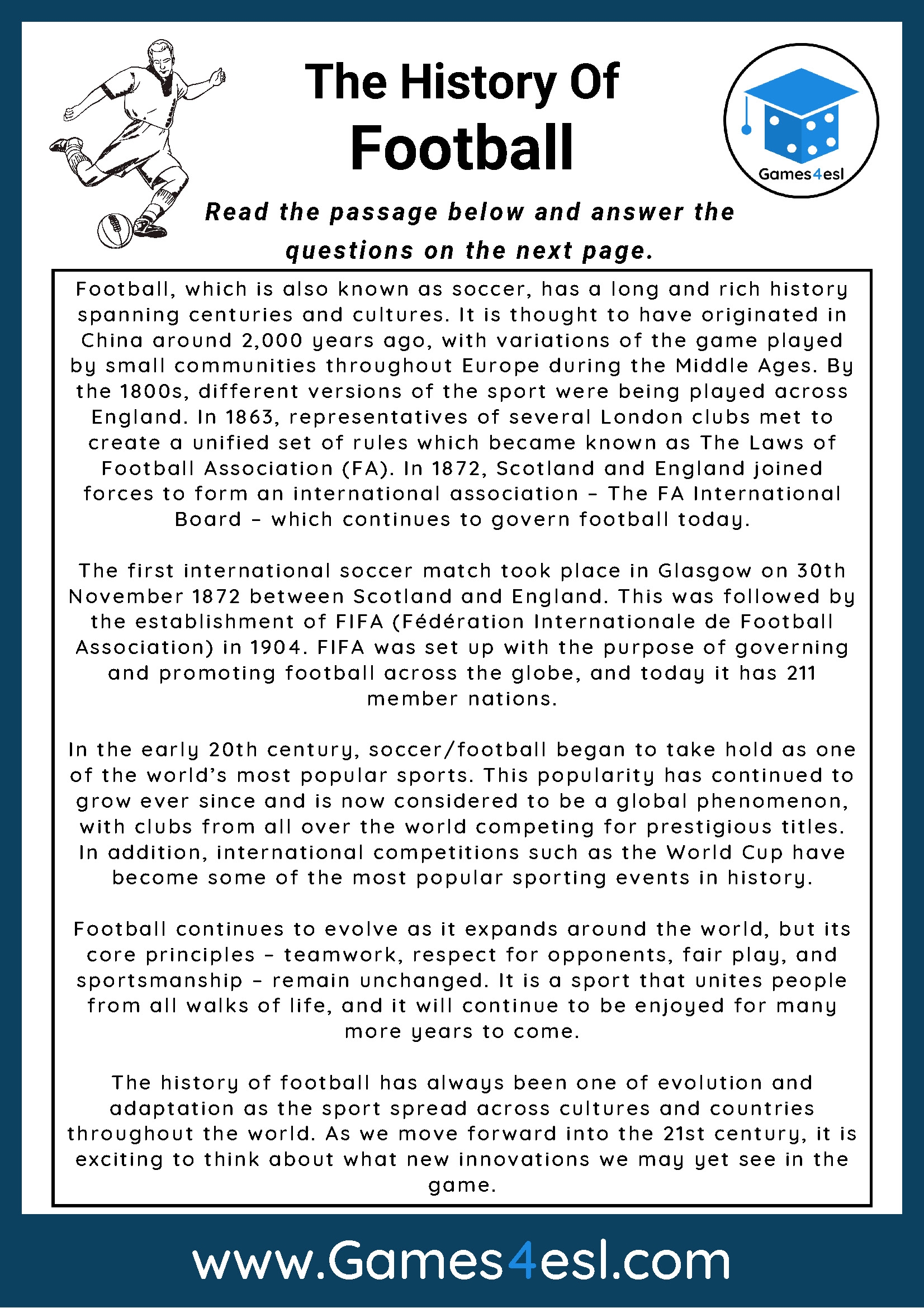Football Worksheets Printable Football Ela Worksheets Printable