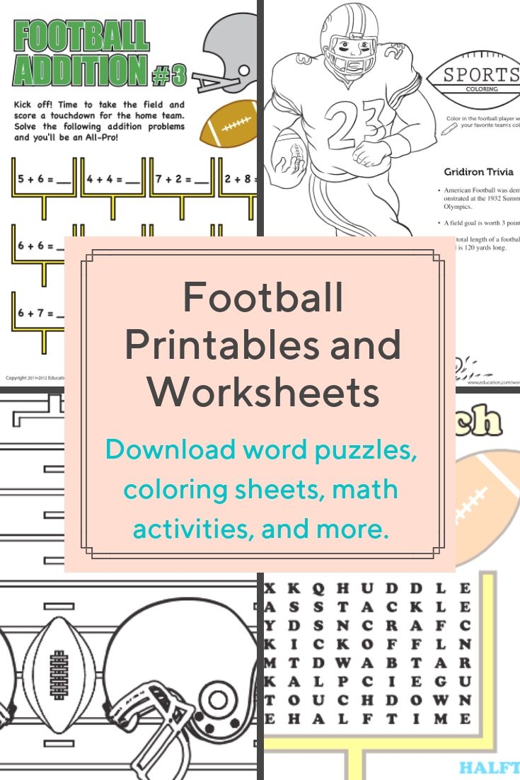 Football Worksheets