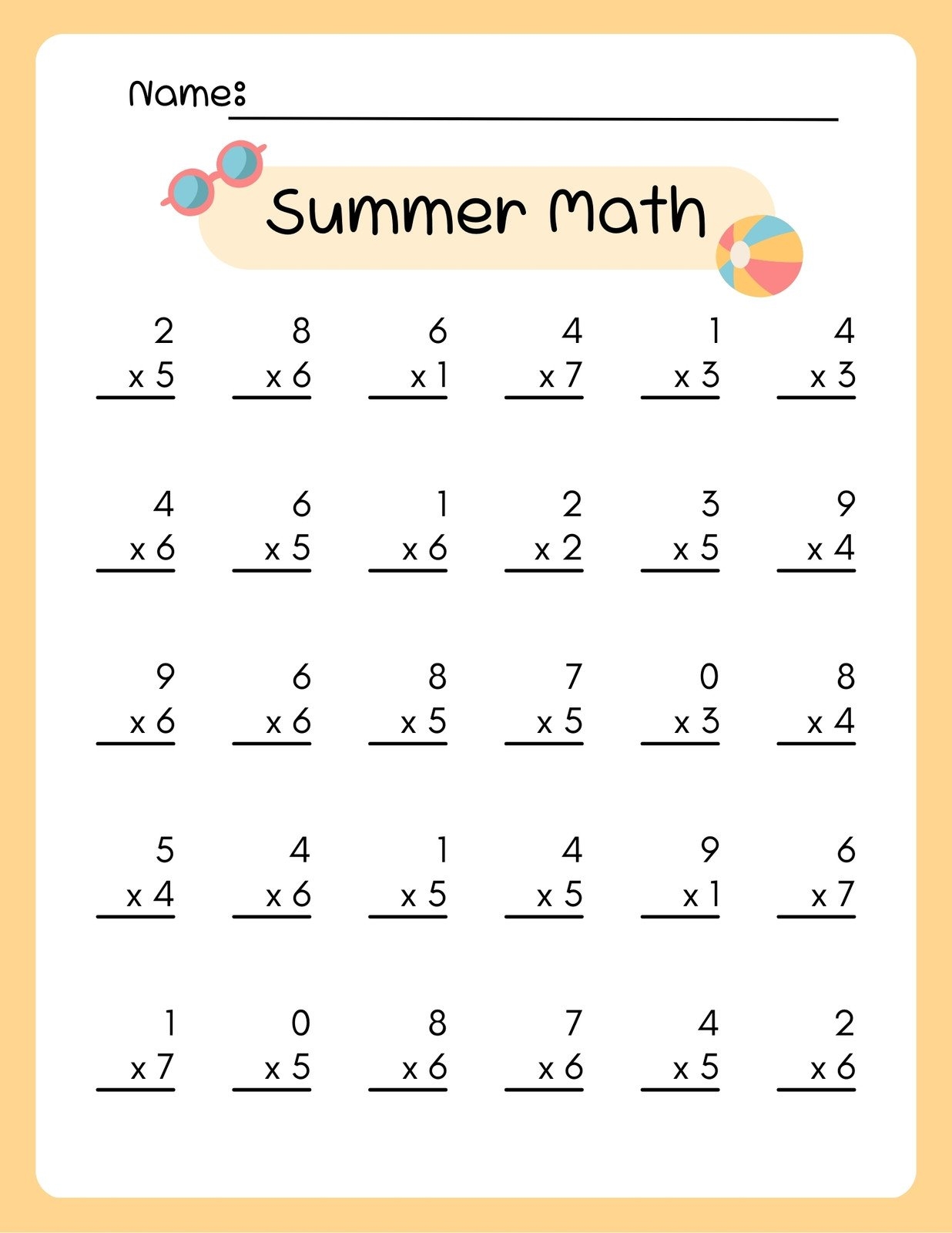 Algebra Worksheets Grade 3 Printable