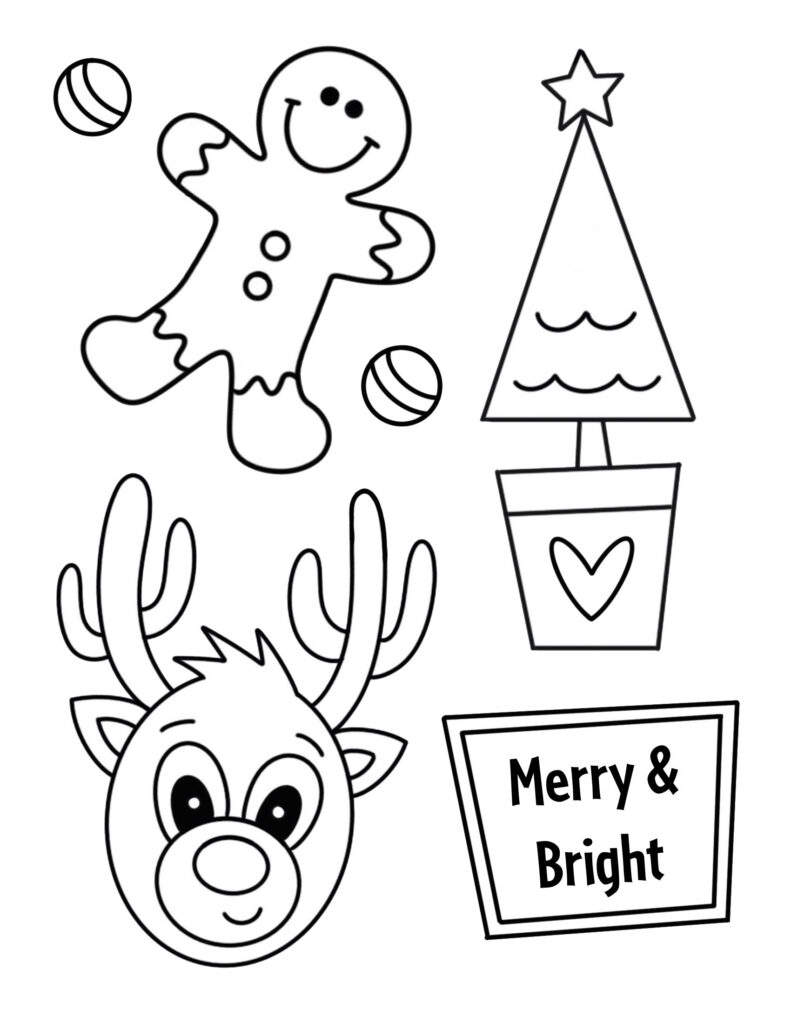Christmas Worksheets For Preschoolers Printable