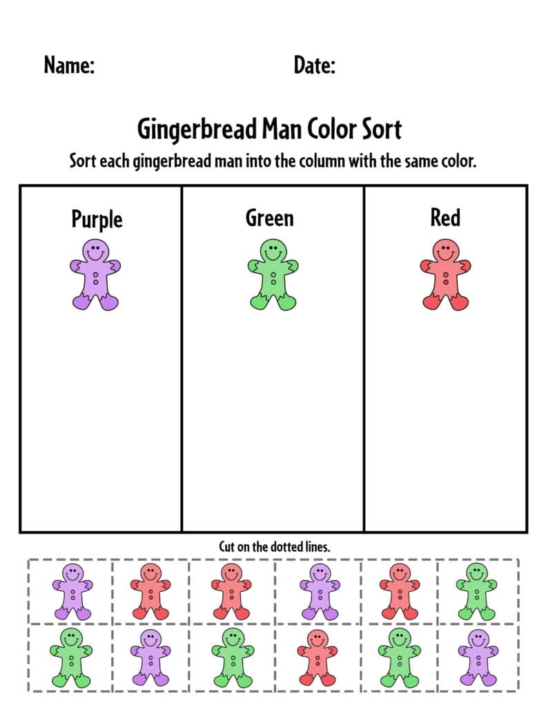 Free Christmas Worksheets For Preschool The Hollydog Blog