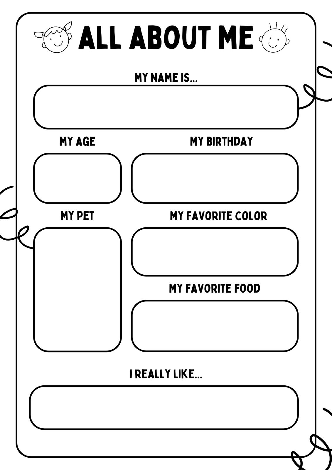 Free Custom Printable Art Worksheet Templates Canva