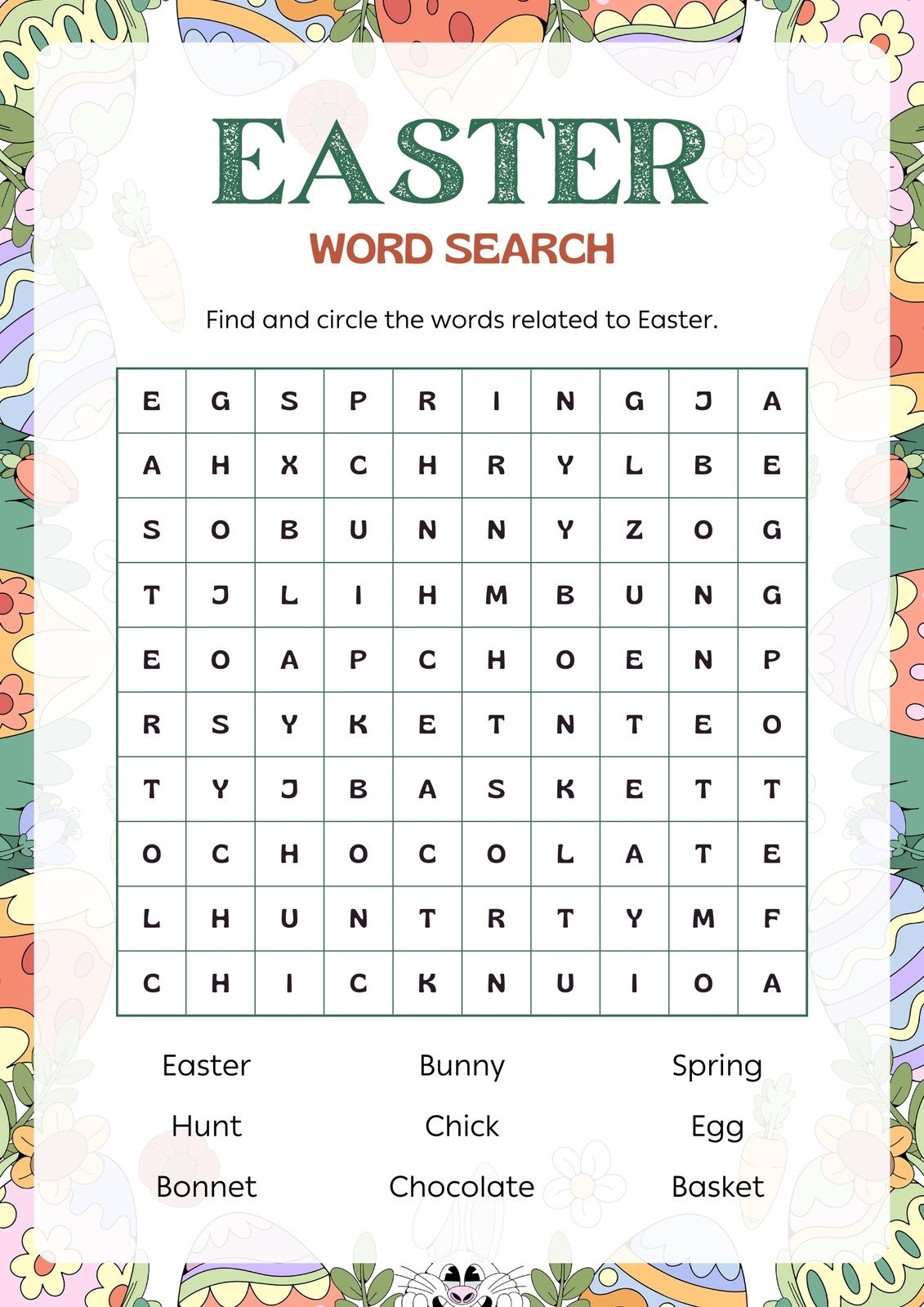 Easter Worksheets Free Printable Easter Worksheets