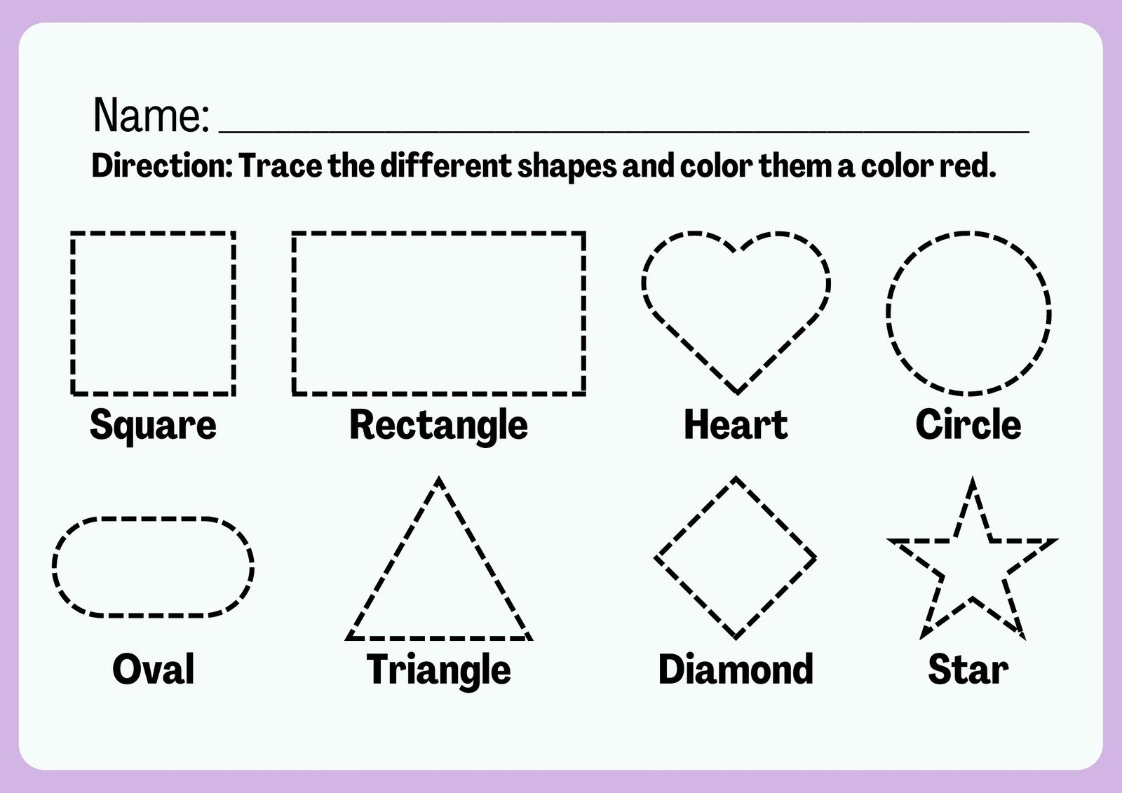 Easy Printable Worksheets For Preschoolers