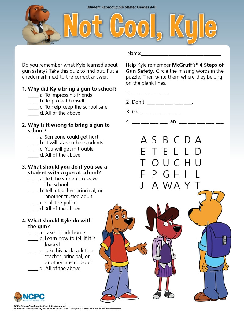 Free Educational Materials Teaching Kit For Gun Safety
