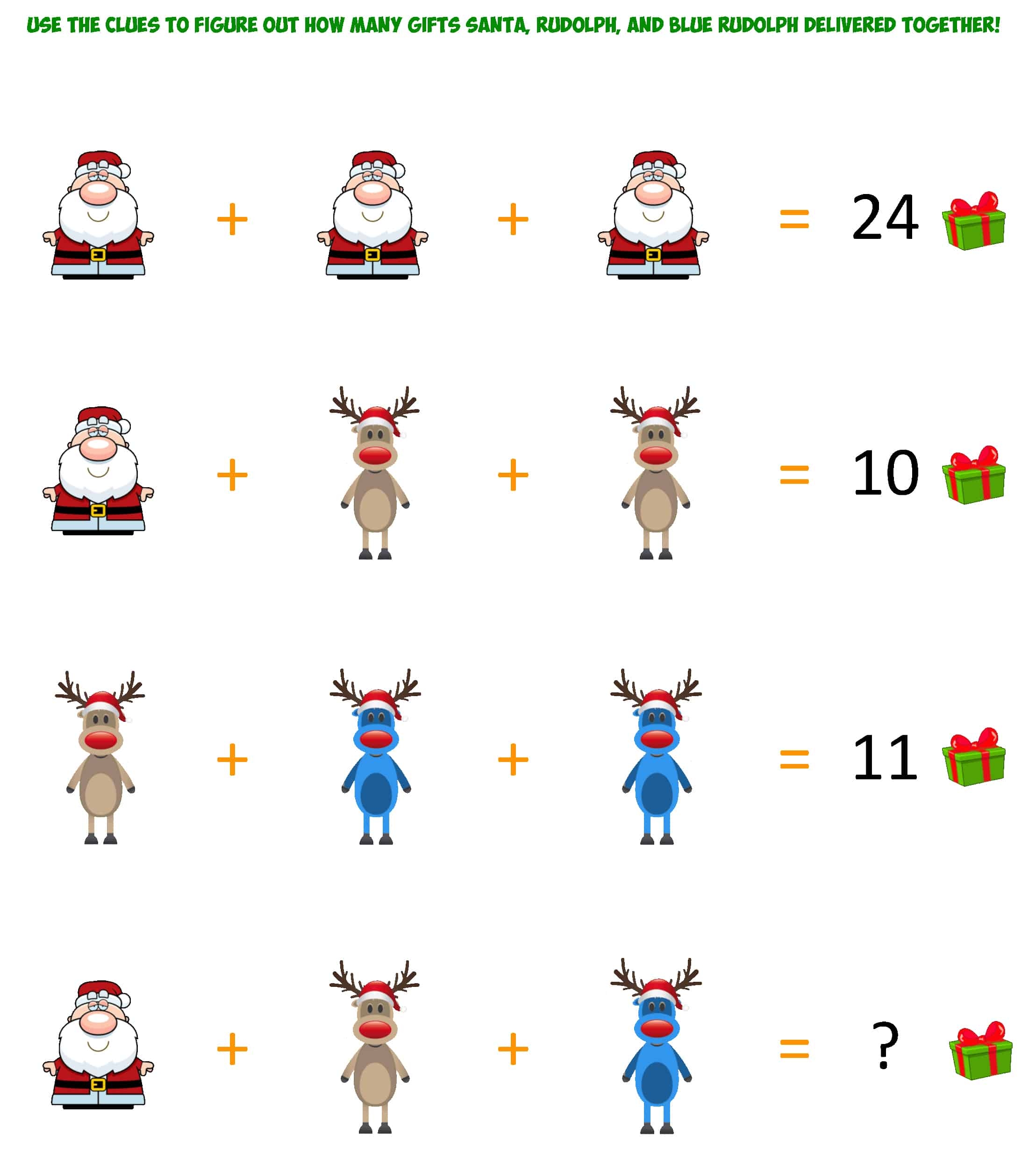 5Th Grade Printable Christmas Worksheets