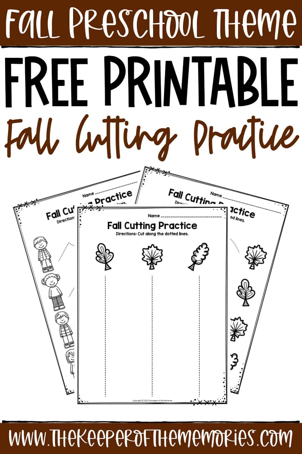 Fall Cut Out Printable Worksheets