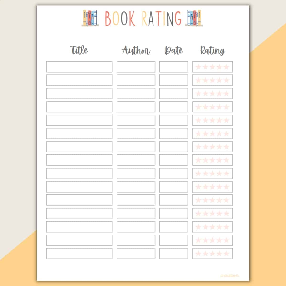 Cute Free Printable Novel Binder Worksheets