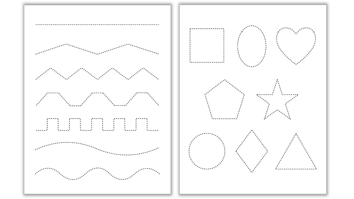 Cutting Shapes Activity Printable Cutting Worksheets