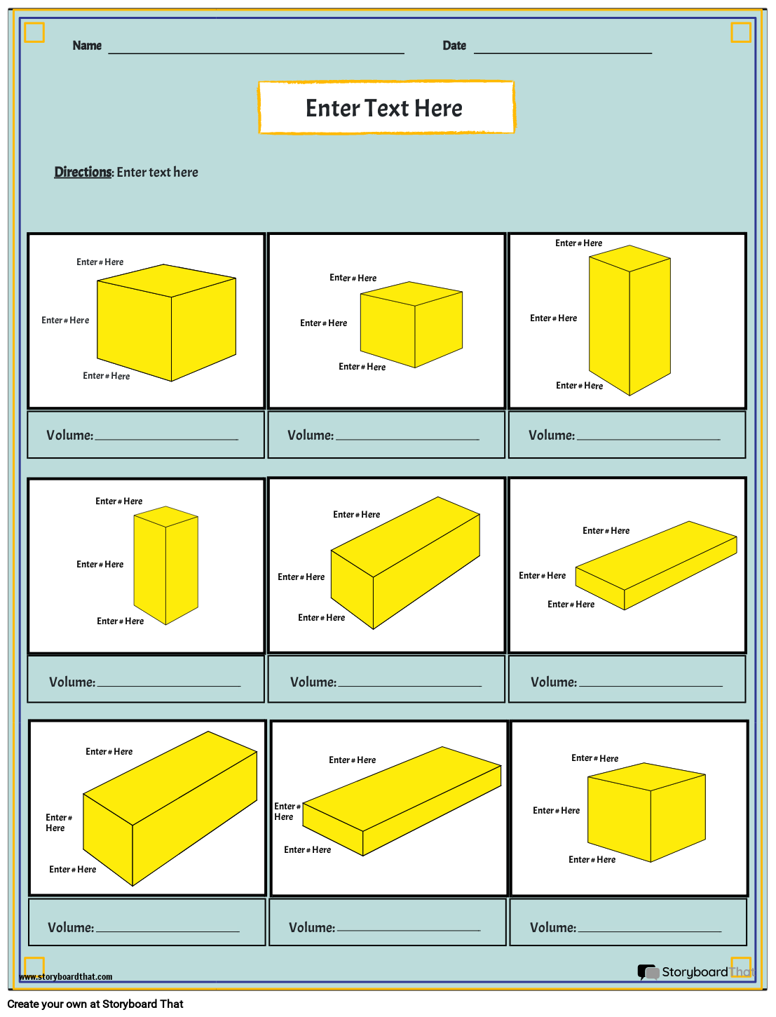 Combine Volume Practice Worksheets Printable