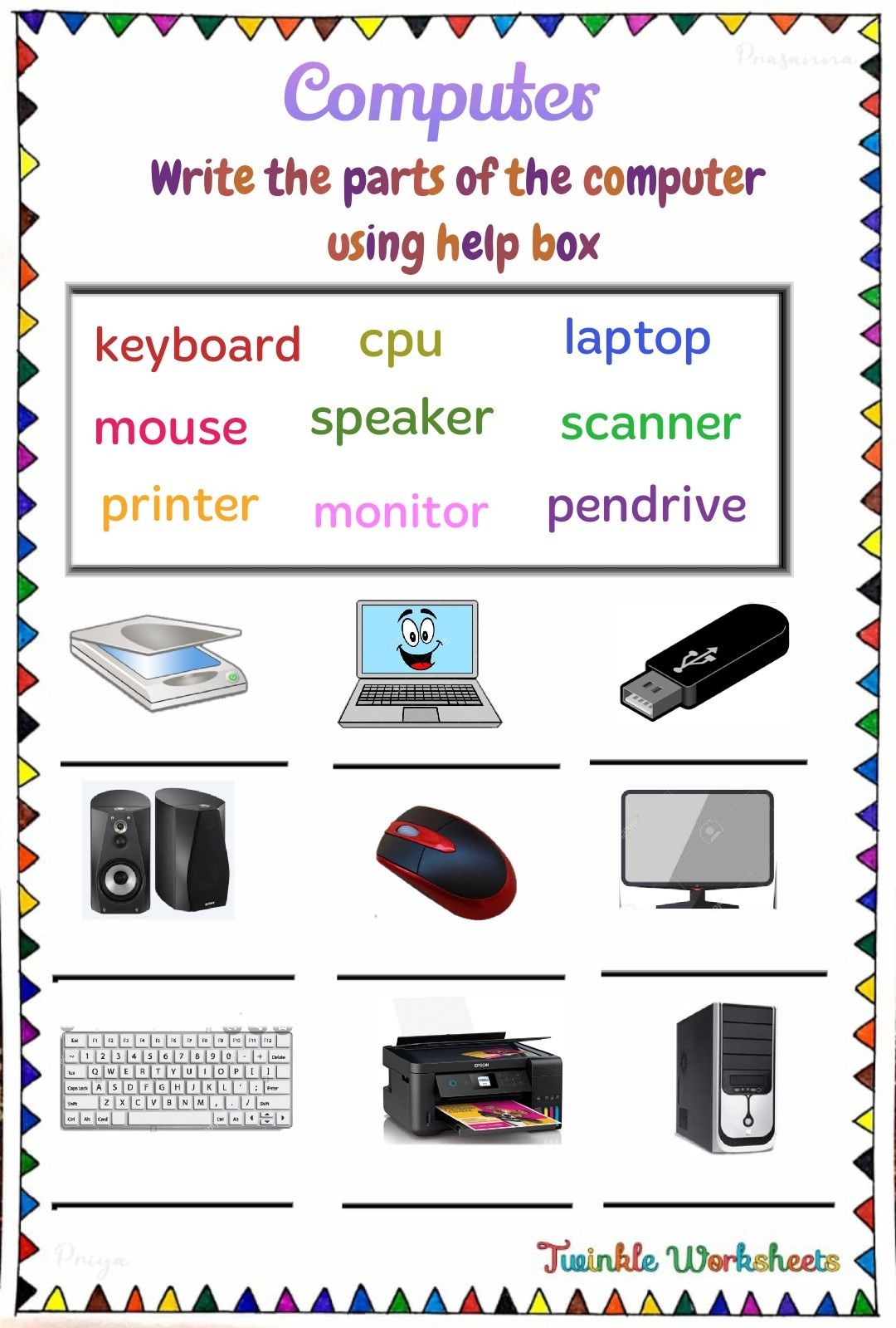 Computer Worksheets Grade 6 Printable