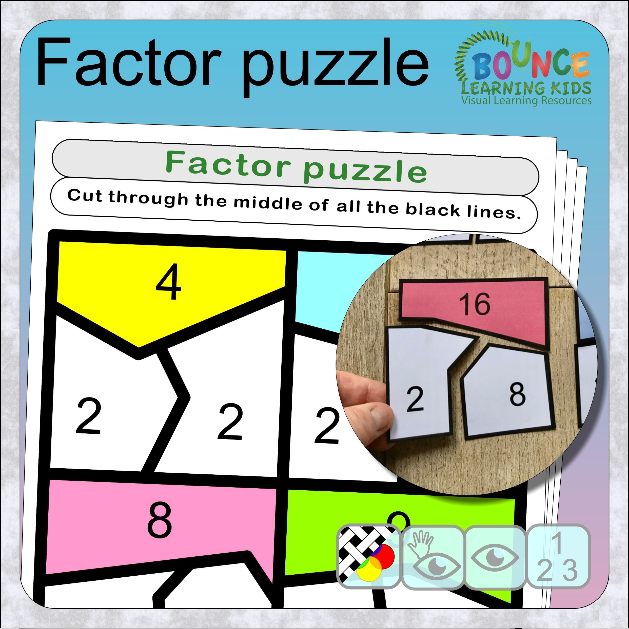 Factor Puzzles 5Th Grade Worksheets Printable