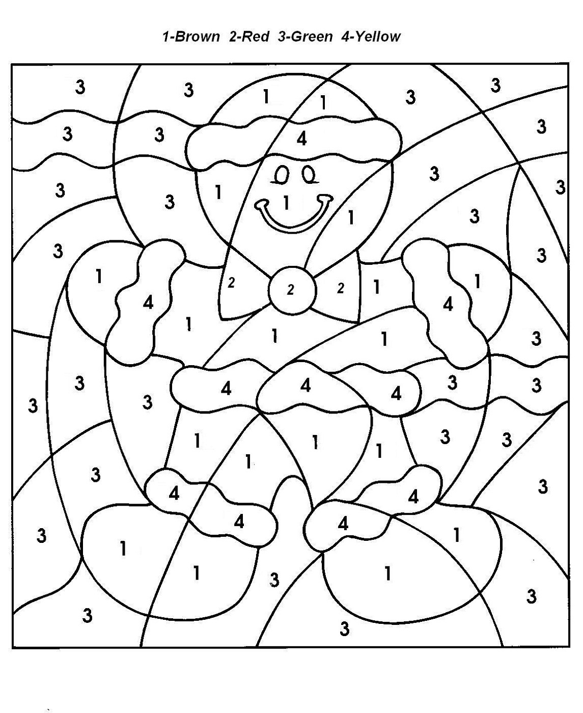 Color By Numbers Hidden Free Printable Worksheets