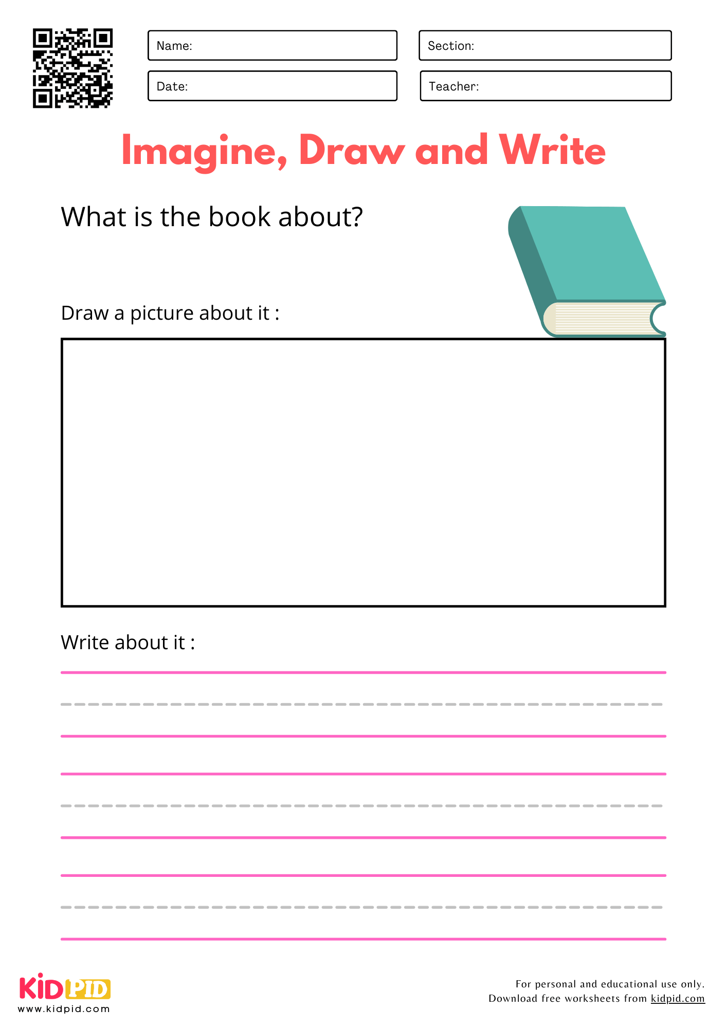 Draw And Write Worksheets Printable