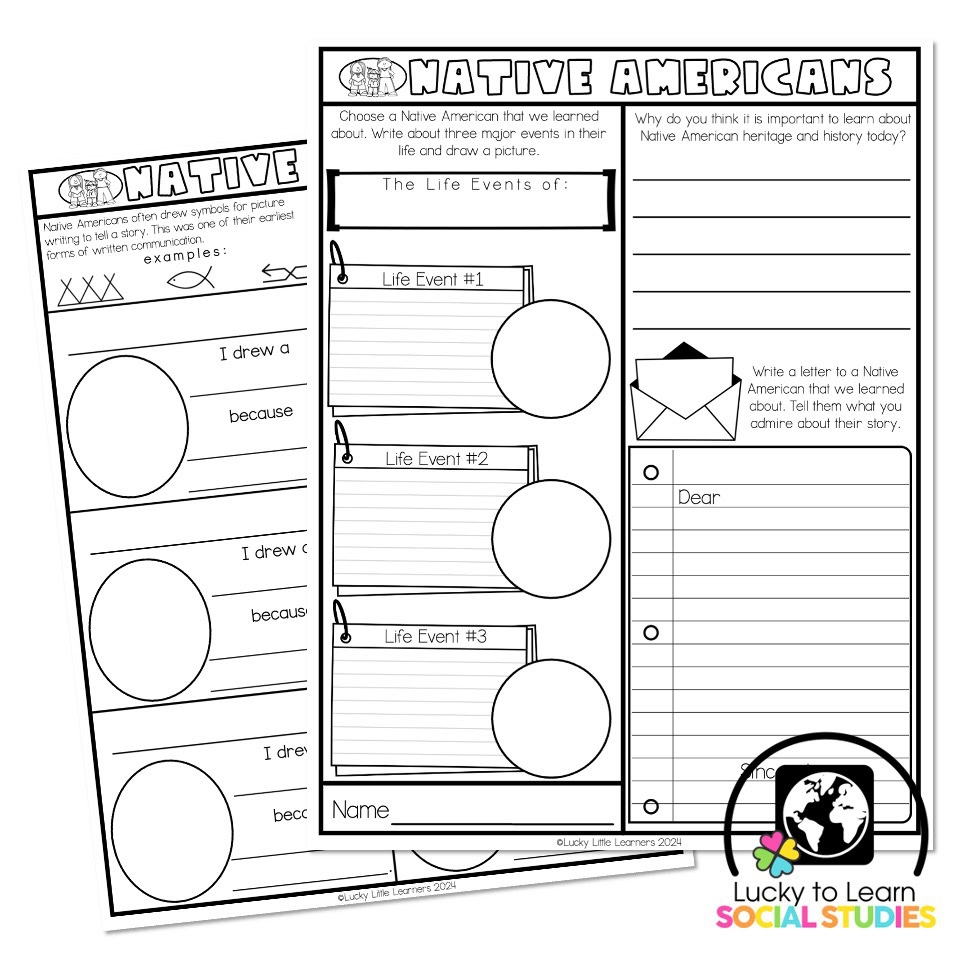 4Th Grade Social Studies Worksheets Indians Printable