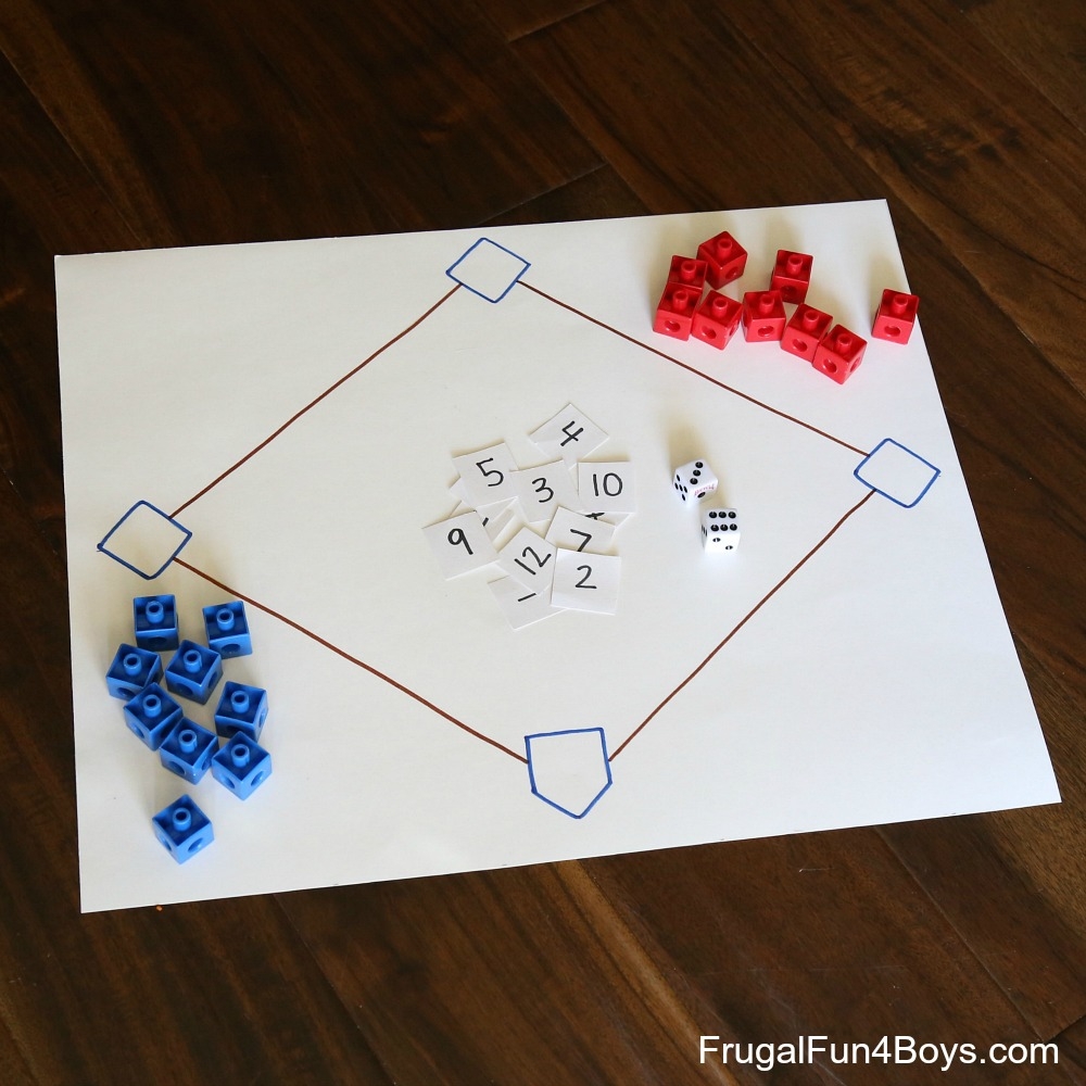 Math Facts Baseball An Awesome Way To Practice Math Frugal Fun For Boys And Girls