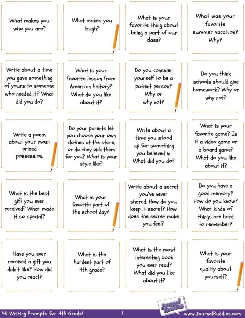 4Th Grade Printable Worksheets Scholastics