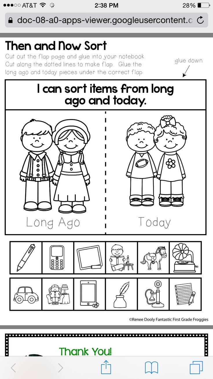 1St Grade History Worksheets Printable Pinterest
