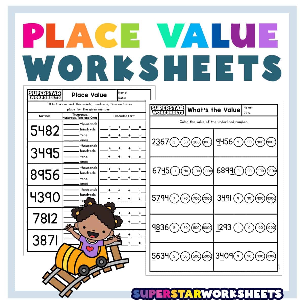 4Th Grade Place Value Printable Worksheets Fun