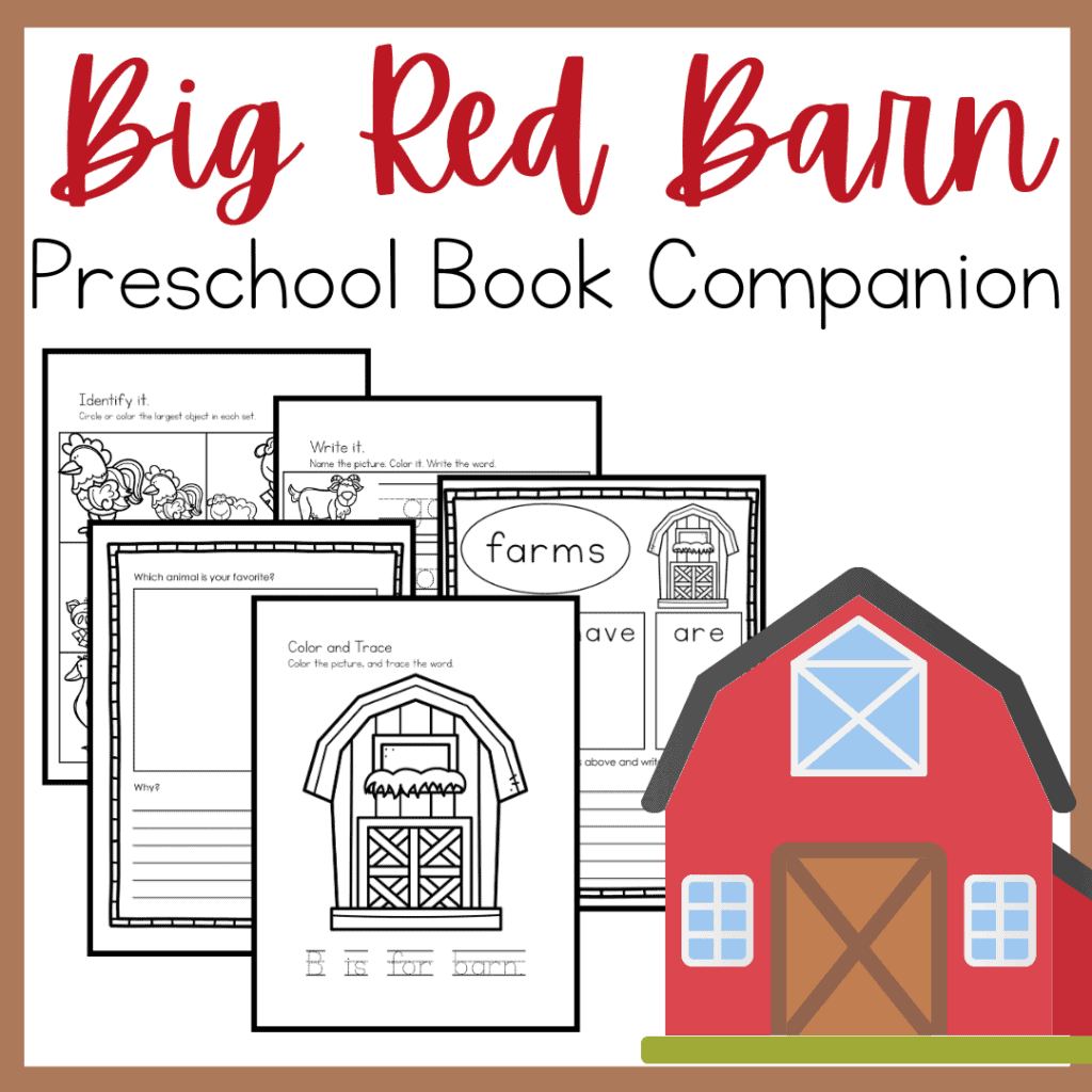 Printable Down On The Farm Activities For Preschool