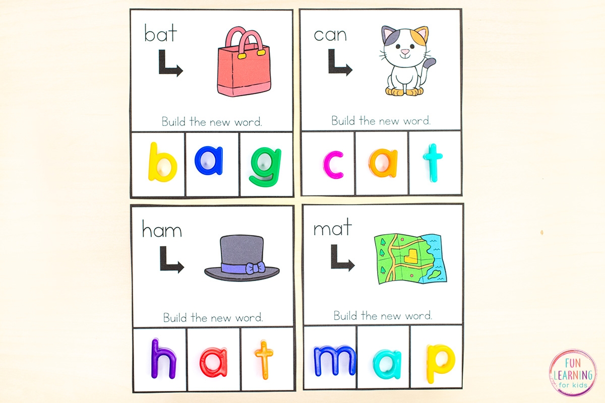 Change Initial Final Sounds Worksheets Printable